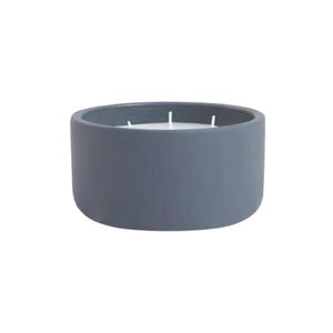 Vela com Suporte Liso em Cimento - Mart