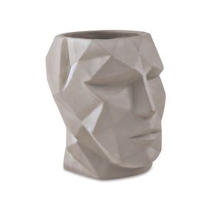 Cachepot Cinza em Cimento - Mart