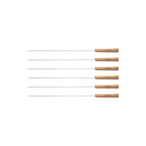 Conjunto de Espetinhos Aço Inox com Cabo 50Cm 6 Pcs - Tramontina