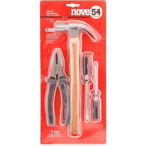 Jogo de ferramentas com 4 peças JFN 042 - Nove54