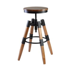 Banqueta Fluy 450X630-800X450mm Preta [6288] - Masutti