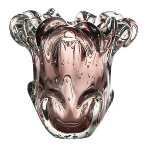 Vaso em Murano Vintage Rose Turim - Cristais Tavares