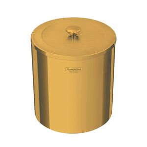 Lixeira Util Aço Inox com Tampa - Tramontina