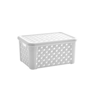Cesto Organizador Com Tampa Rattan - Paramount