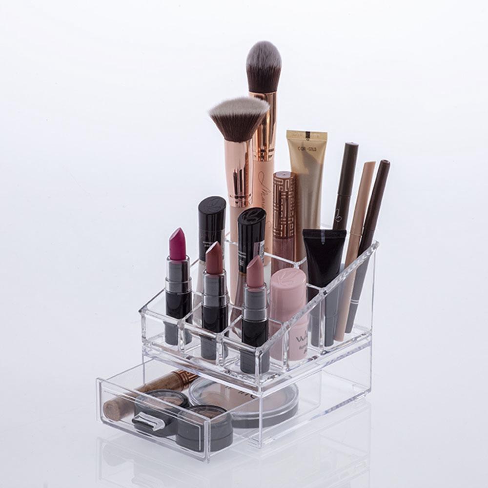Caixa Organizadora Maquiagem Makeup Areia - Loja de decoração de