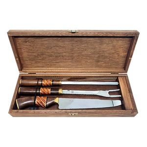 Conjunto Tri Caixa Madeira 3 Pcs - SG Facas