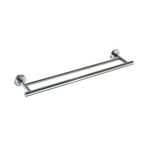 Porta Toalha Duplo 600mm Oceano Inox Polido - Italyline