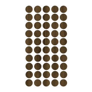 Tapa Furo 12mm Cacau Grann com 50 Un. - J Neto