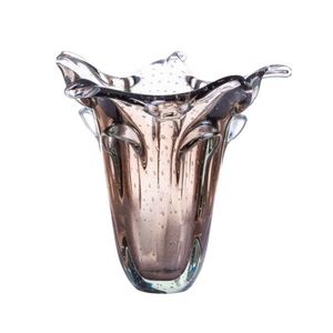 Vaso em Murano Kajam Vintage Rose Pp 15x20cm - Cristais Tavares