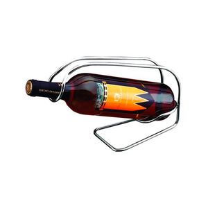 Porta Garrafa Vinho 280x185x100mm Cromado - Schmitt