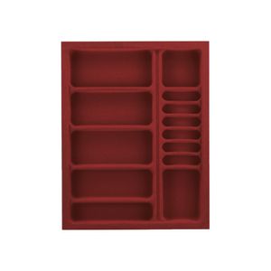 Porta Maquiagem Aveludado Bordô PM-02 460x360mm - Moldplast