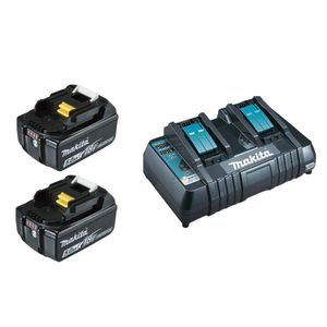 Kit Carregador DC18RD-220V + 2 Baterias BL1850B - Makita