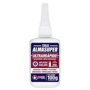 Cola Instantânea Almasuper Ultra Rápido Precisão 100G - Almata