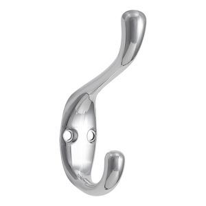 Cabide Gancho Duplo Classic Cromo - Fama