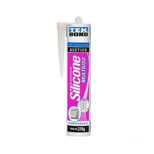 Silicone Acetico Multiuso Transp 270G - Tekbond