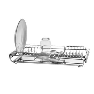 Porta Pratos Aereo com Bandeja Inox 570x70x260mm - Schmitt