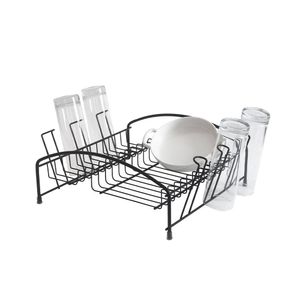 Escorredor Pettit 12 Pratos Preto 360x135x305mm - Jomer