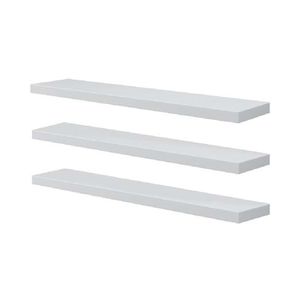 Kit 3 Prateleiras 1,5x10x40cm com Bucha (Decorare) - Prat-K