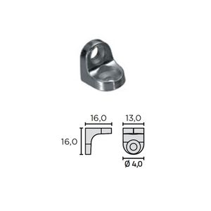 Suporte Prateleira 2 Furos SP-204 - Rometal