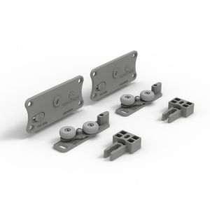 Sistema de Porta de Correr RO47 Guia Universal 1 Porta (60Kg) - Rometal