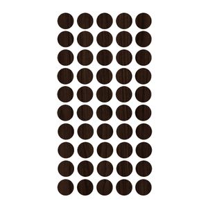 Tapa Furo 12mm Baviera com 50 Un. - J Neto