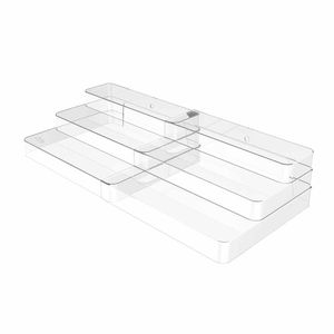 Organizador Multinivel Exten.Clear 25x29-54x10,3cm Natural - Ou