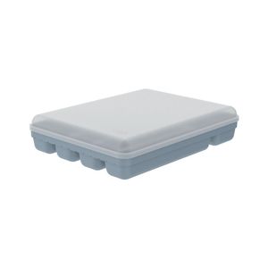 Organizador de Talheres Logic com Tampa Azul Glacial - OU