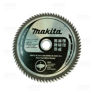 Disco de Serra Circular MDF MDP 165x20mm - Makita