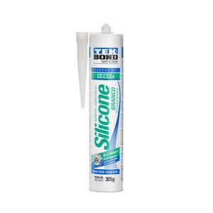 Selante Silicone Base Agua Branco 305G - Tekbond