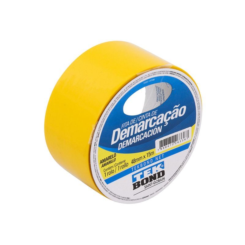 Fita Dupla Face Interna Acrilica 12MMX2M-Tekbond - Fita Dupla Face Interna  Acrilica 12MMX2M-Tekbond - Tek Bond