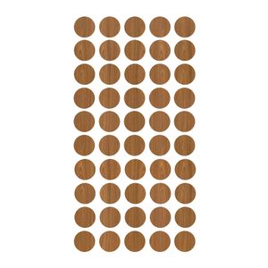 Tapa Furo 12mm Louro Freijo Masisa com 50 Un. - J Neto