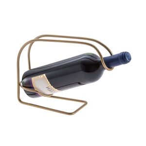Porta Garrafa Malbec 280x185x100mm Dourado - Schmitt