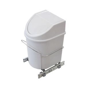 Lixeira Unitária de Base 12L com Trilhos 230x420x280mm - Jomer