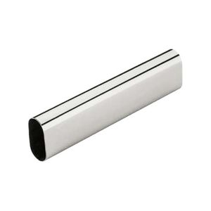 Tubo Cabideiro Oblongo Inox 3 Mts - Renna