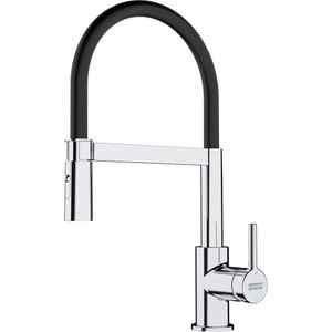 Misturador Monocomando Lina Dual Jet Alto Brilho e Preto - Franke