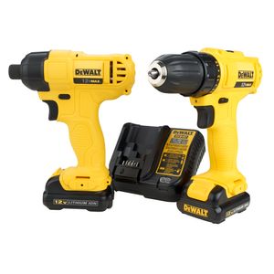 Combo Furadeira/Parafusadeira de Impacto 12V DCK201C2-BR - Dewalt