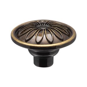 Puxador Mazatan Ponto 30mm Ouro Velho Escovado - Torralba