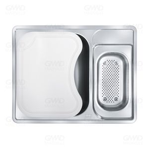 Cuba Zodíaco Zox 660 625x500mm Aço Inox Franke - Com Acessório