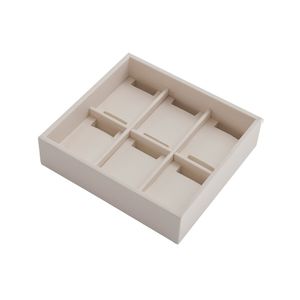 Organizador para Relógios 202X55X186mm Couro Bege [6109] - Masutti