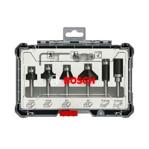 Jogo De Fresas Acabamento Haste 6mm 6 Pcs - Bosch