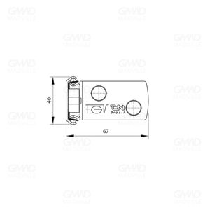 Porta Pano Tts 40/202 Branco - FGVTN