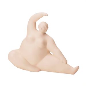 Escultura Yoga Em Cerâmica 18x24x12cm -  Mart