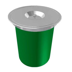 Lixeira de Embutir Redonda 12l Aço Inox - Franke