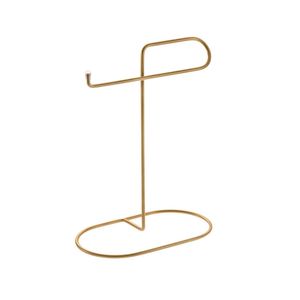 Porta Toalha/Lavabo Camomila 160x370x140mm Dourado - Schmitt