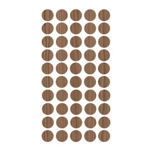 Tapa Furo 12mm Frassino Almendra com 50 Un. - J Neto