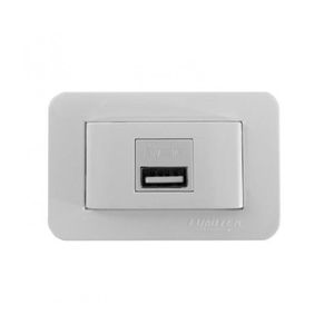 Tomada para moveis USB Charger 1x5v 1A - Lumitek