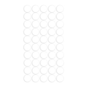 Tapa Furo Branco Texturizado 13mm com 52 Un - JFEX