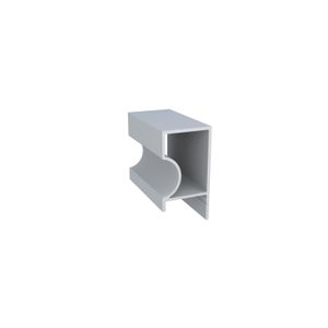 Perfil Puxador RM-103 18mm (Meia Moeda) Inox Matte Escovado (em metro) - Rometal