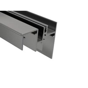 Trilho Alumínio Inferior RM-006 SS 200 Rometal - 6 Metros - Rometal