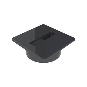 Guia Cabo Quadrado 64mm Preto